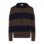 Capuchontrui Moncler , Brown , Heren