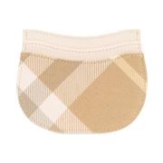 Stijlvolle Kaarthouder Burberry , Beige , Dames