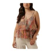 Feestelijke tops met kralen en ruches Mes Demoiselles , Multicolor , D...