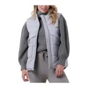 Gewatteerd Vest voor Dames Esmé Studios , Gray , Dames