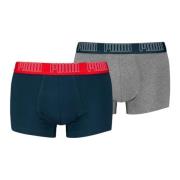 Everyday Trunk Boxers Marineblauw/Grijs Puma , Multicolor , Heren