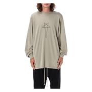 Jumbo Pentagram T-Shirt Rick Owens , Gray , Heren