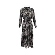 Pre-owned Silk dresses Isabel Marant Pre-owned , Black , Dames