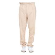 Klassieke Sportieve Beckenbauer Broek Adidas Originals , Beige , Heren