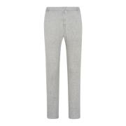 Linnen Joggers Casual Stijl Comfort Kiton , Beige , Heren