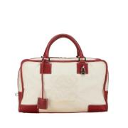 Pre-owned Canvas handbags Loewe Pre-owned , Red , Dames