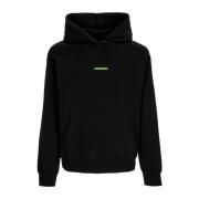 Zwarte hoodie met ribstijl Propaganda , Black , Heren