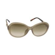 Pre-owned Plastic sunglasses Gucci Vintage , Brown , Dames