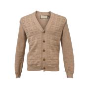 Pre-owned Cardigan Gucci Vintage , Brown , Heren