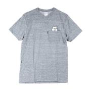 Nermal Pocket Tee Grijs Dames T-shirt Ripndip , Gray , Heren