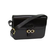 Pre-owned Leather celine-bags Celine Vintage , Black , Dames