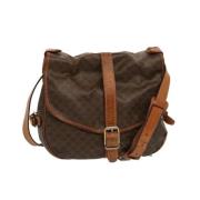 Pre-owned Canvas celine-bags Celine Vintage , Brown , Dames