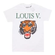 Tiger Tee Lange Mouw T-shirt Market , White , Heren