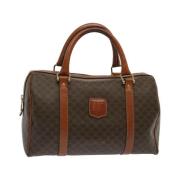 Pre-owned Canvas handbags Celine Vintage , Brown , Dames