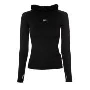 Aansluitende hoodie met capuchon en duimgaten Daily Paper , Black , Da...