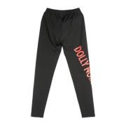 Rood Zwart Logo Leggings Vrouwen Dolly Noire , Black , Dames