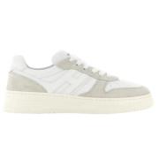 Wit Grijs Lage Sneakers Hogan , Beige , Heren