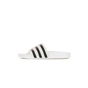 Witte Slide Slippers Adidas , White , Heren