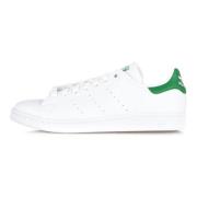 Stan Smith Lage Sneaker Wit/Groen Adidas , Green , Heren