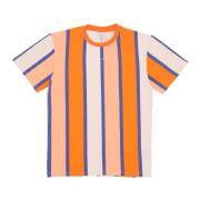 Handtekening Streep Tee Oranje Karl Kani , Multicolor , Heren