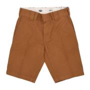 Gestructureerde Stof Heren Shorts Bruin Dickies , Brown , Heren