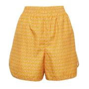 Pre-owned Fabric bottoms Fendi Vintage , Yellow , Dames