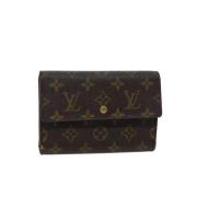 Pre-owned Canvas wallets Louis Vuitton Vintage , Brown , Dames