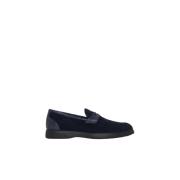 Krokodillenleren Loafer Kiton , Blue , Heren