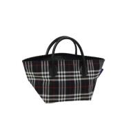 Pre-owned Nylon handbags Burberry Vintage , Black , Dames