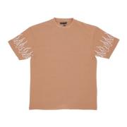 Vlam Borduurwerk Tee Terracotta T-Shirt Vision OF Super , Orange , Her...