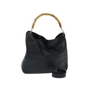 Pre-owned Leather gucci-bags Gucci Vintage , Black , Dames