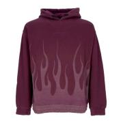 Flames Hoodie Grape Wine Mannen Vision OF Super , Brown , Heren