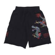 Draken Cargo Sweat Shorts Ed Hardy , Black , Heren