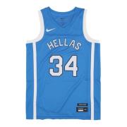 Griekse Basketbaltanktop Giannis Antetokounmpo Nike , Blue , Heren