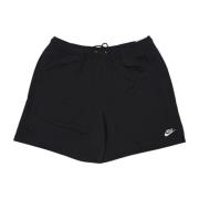 Mesh Basketbalshorts Zwart/Wit Nike , Black , Heren