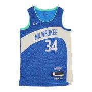 City Edition Basketball Tank Top Giannis Antetokounmpo Nike , Blue , H...