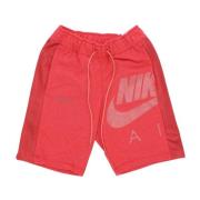 Sportshorts Rood Klei Mesh Inzetstukken Nike , Red , Heren