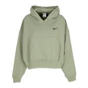 Oversized Hooded Sweatshirt Groen/Zwart Nike , Green , Dames