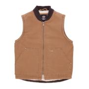 Canvas Sherpa Vest Bruin Eend Dickies , Brown , Heren