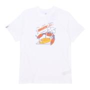 Kreeft Print Sportkleding T-shirt Wit Nike , White , Heren