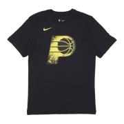 Indiana Pacers Logo Tee Zwart Nike , Black , Heren