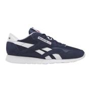 Retro Classic Nylon Sneakers Reebok , Blue , Heren