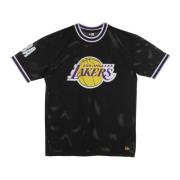 NBA Crew Neck Jacket Tee Zwart New Era , Black , Heren