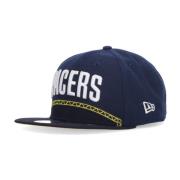 Indiana Pacers Platte Klep Pet New Era , Blue , Unisex