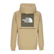 Redbox Hoodie Raglan Langemouw Sweatshirt The North Face , Beige , Her...