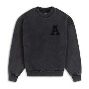 State Gewassen Sweatshirt Axel Arigato , Black , Heren