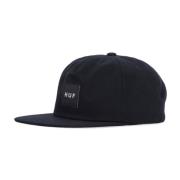 Zwarte Flat Visor Cap Snapback Set HUF , Black , Heren