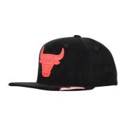 Chicago Bulls Snapback Pet Zwart/Fuchsia Mitchell & Ness , Black , Her...