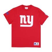 NFL Team Origins Scarlet T-Shirt Mitchell & Ness , Red , Heren