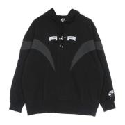 Lichte Hoodie Air Fleece Gx Nike , Black , Heren